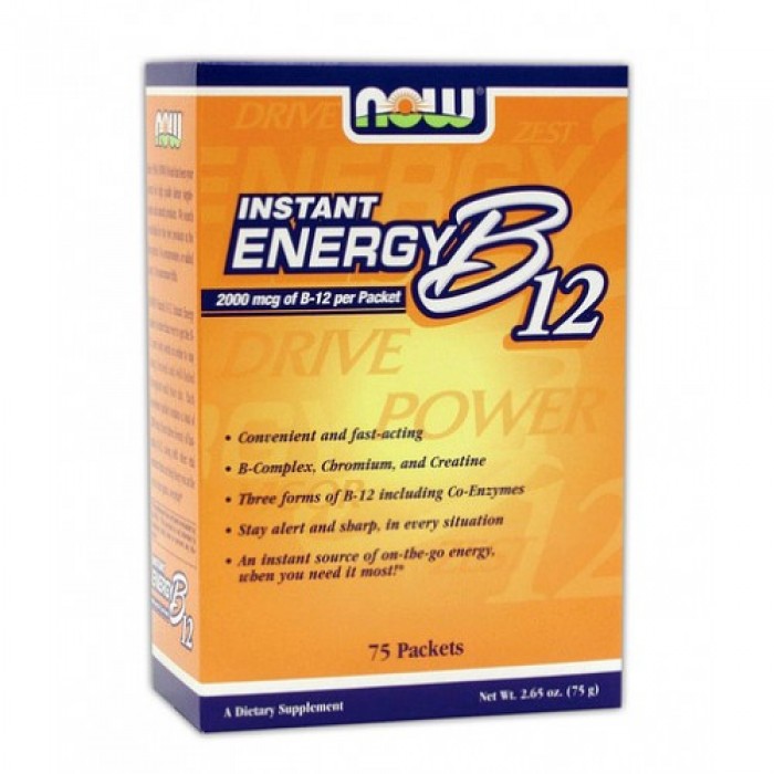 NOW - Instant Energy B-12 / 75 Packs
