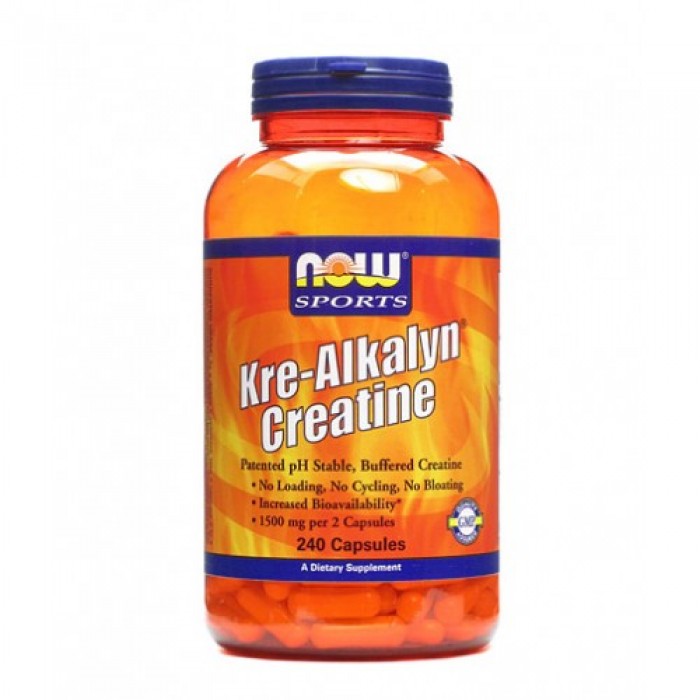 NOW - Kre-Alkalyn ® Creatine / 120 Caps.