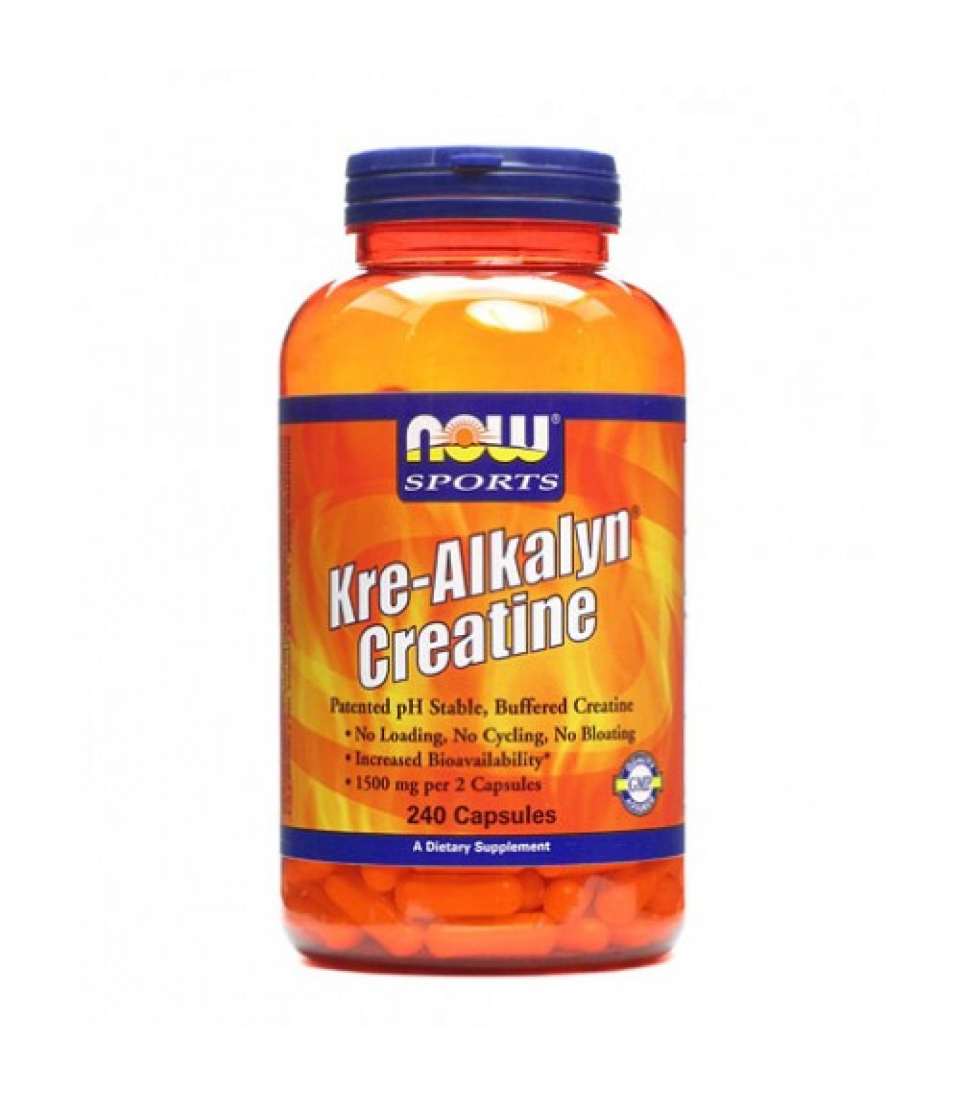 NOW KreAlkalyn ® Creatine / 120 Caps.
