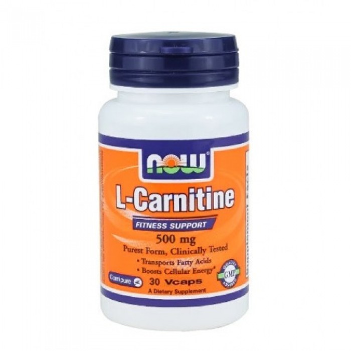 NOW - L-Carnitine 500mg. / 30 VCaps.