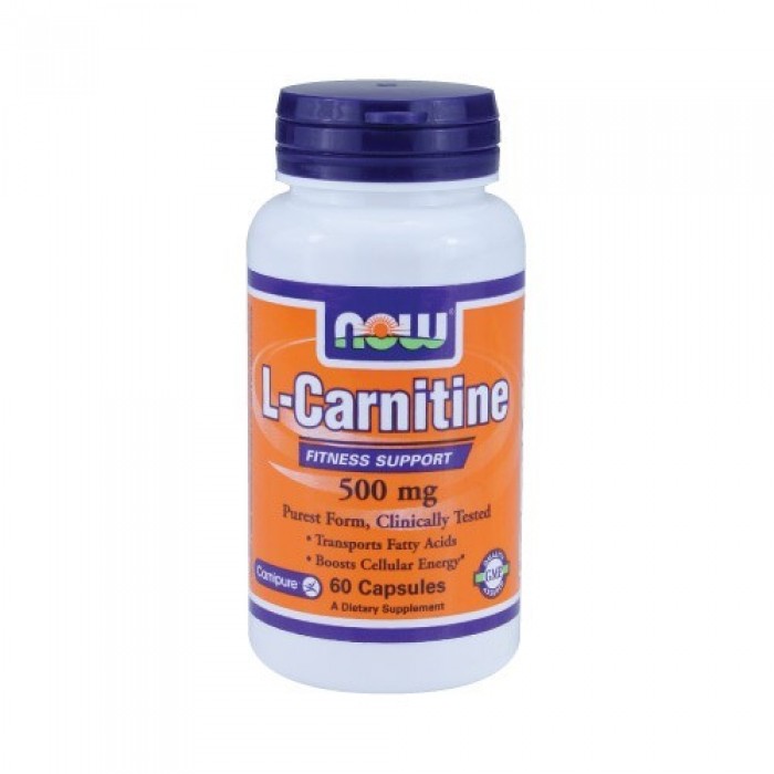 NOW - L-Carnitine 500mg. / 60 VCaps.