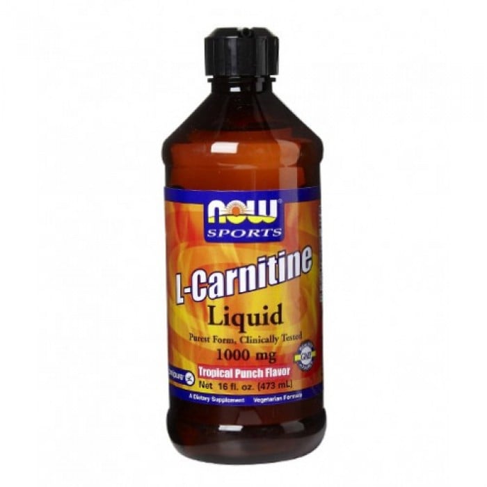 NOW - L-Carnitine Liquid (Tropical Punch) 1000mg. / 473ml.