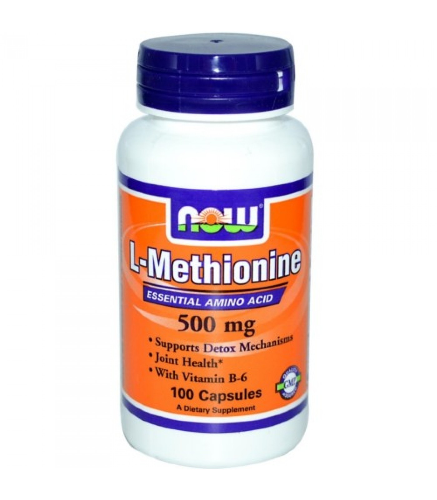 NOW - L-Methionine 500mg. / 100 Caps.