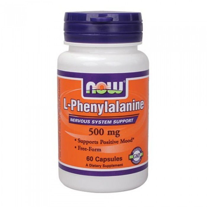 NOW - L-Phenylalanine 500mg. / 60 Caps.