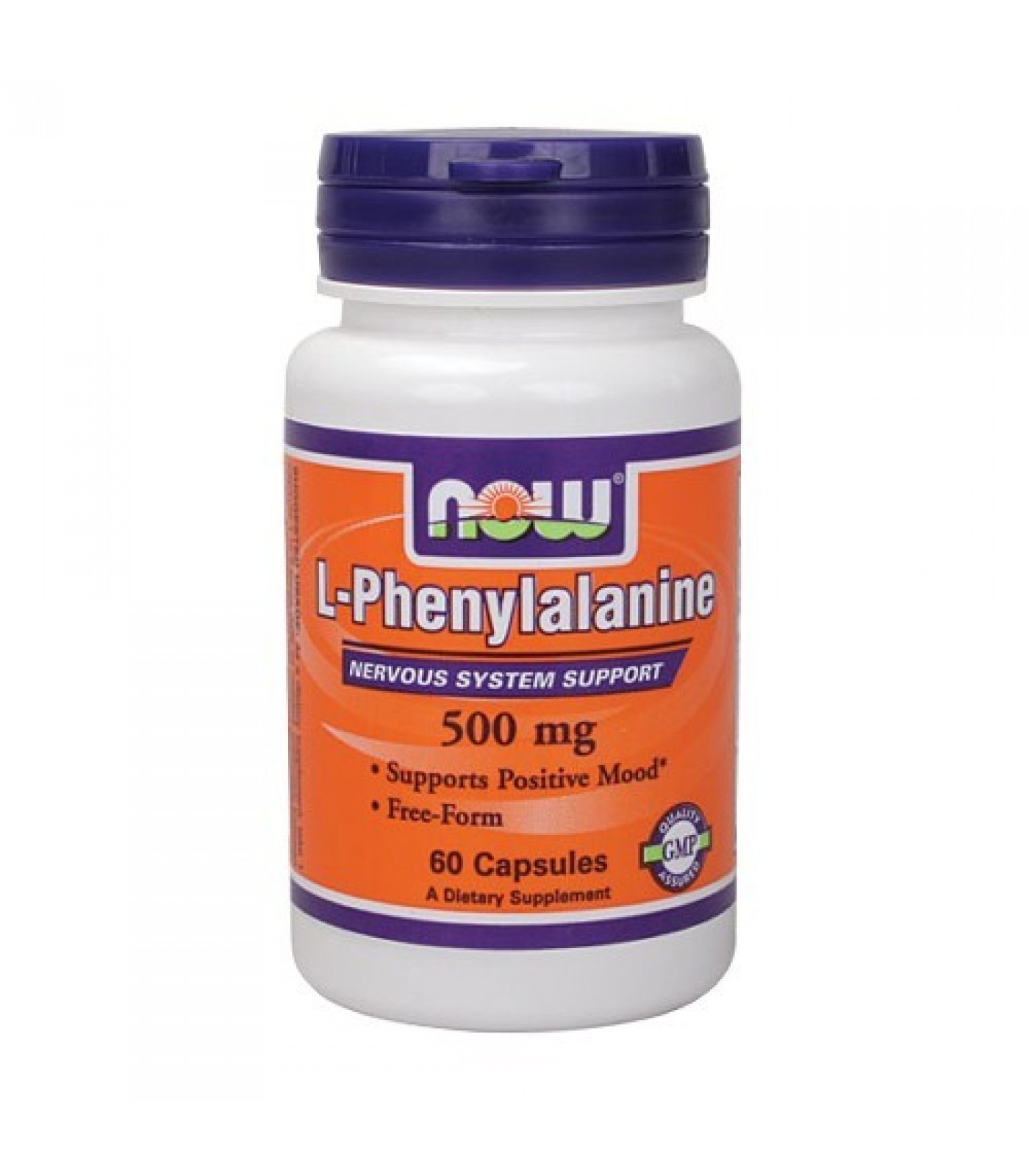 NOW - L-Phenylalanine 500mg. / 60 Caps.