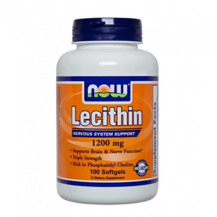 NOW - Lecithin / 100 Softgels.
