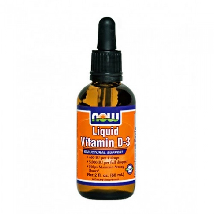 NOW - Liquid Vitamin D-3 / 60 ml.