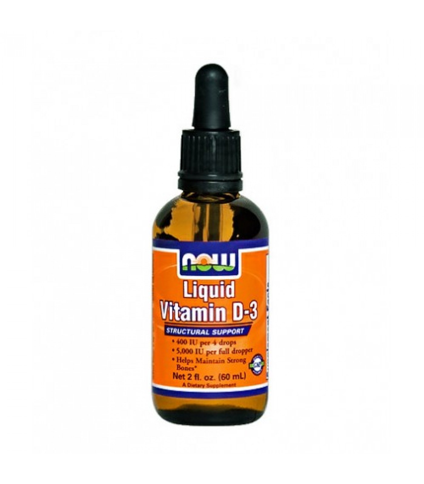 NOW - Liquid Vitamin D-3 / 60 ml.