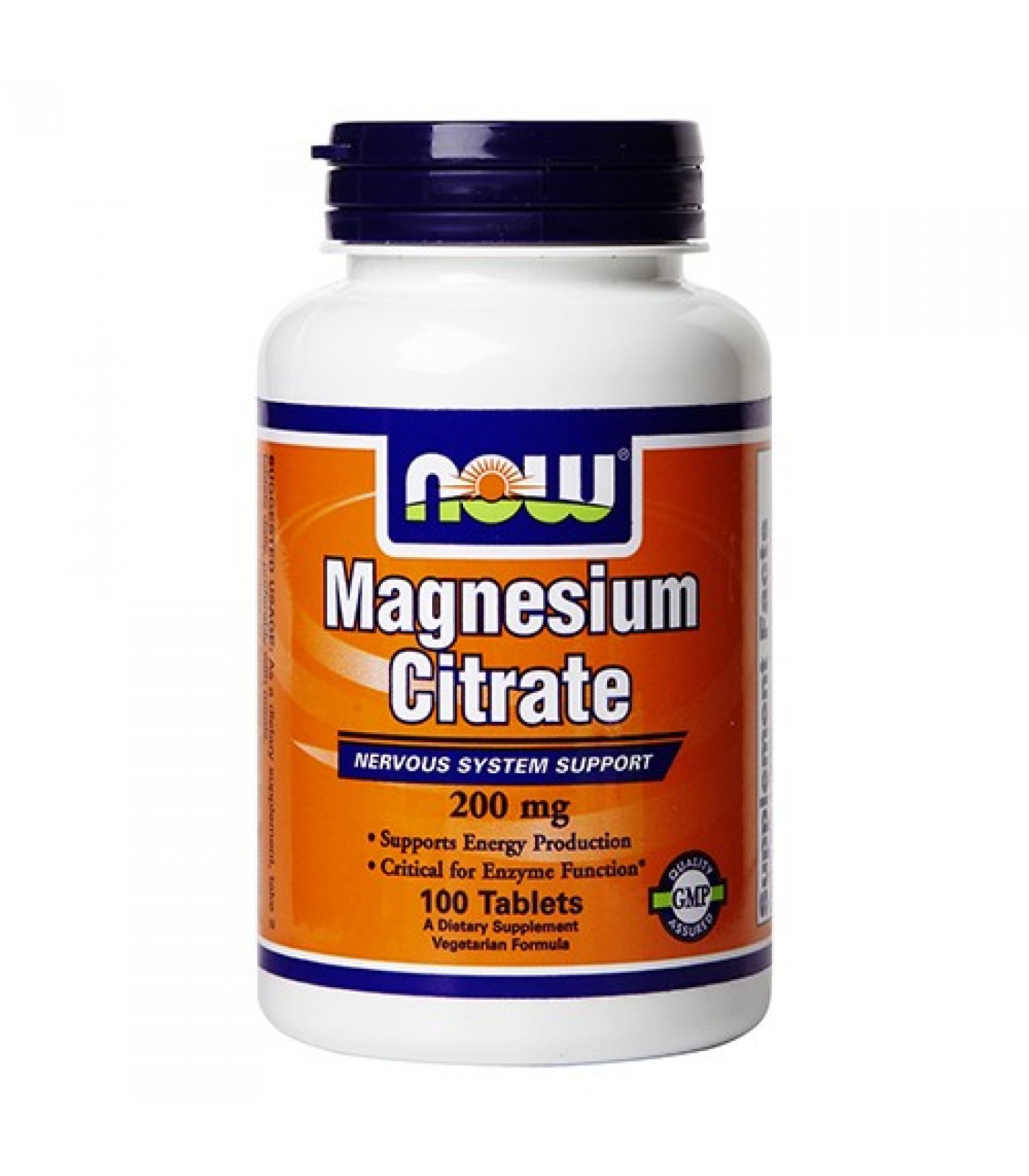 NOW - Magnesium Citrate 200mg. / 100 Tabs.