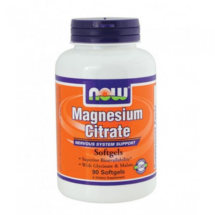 NOW - Magnesium Citrate 134mg. / 90 Softgels