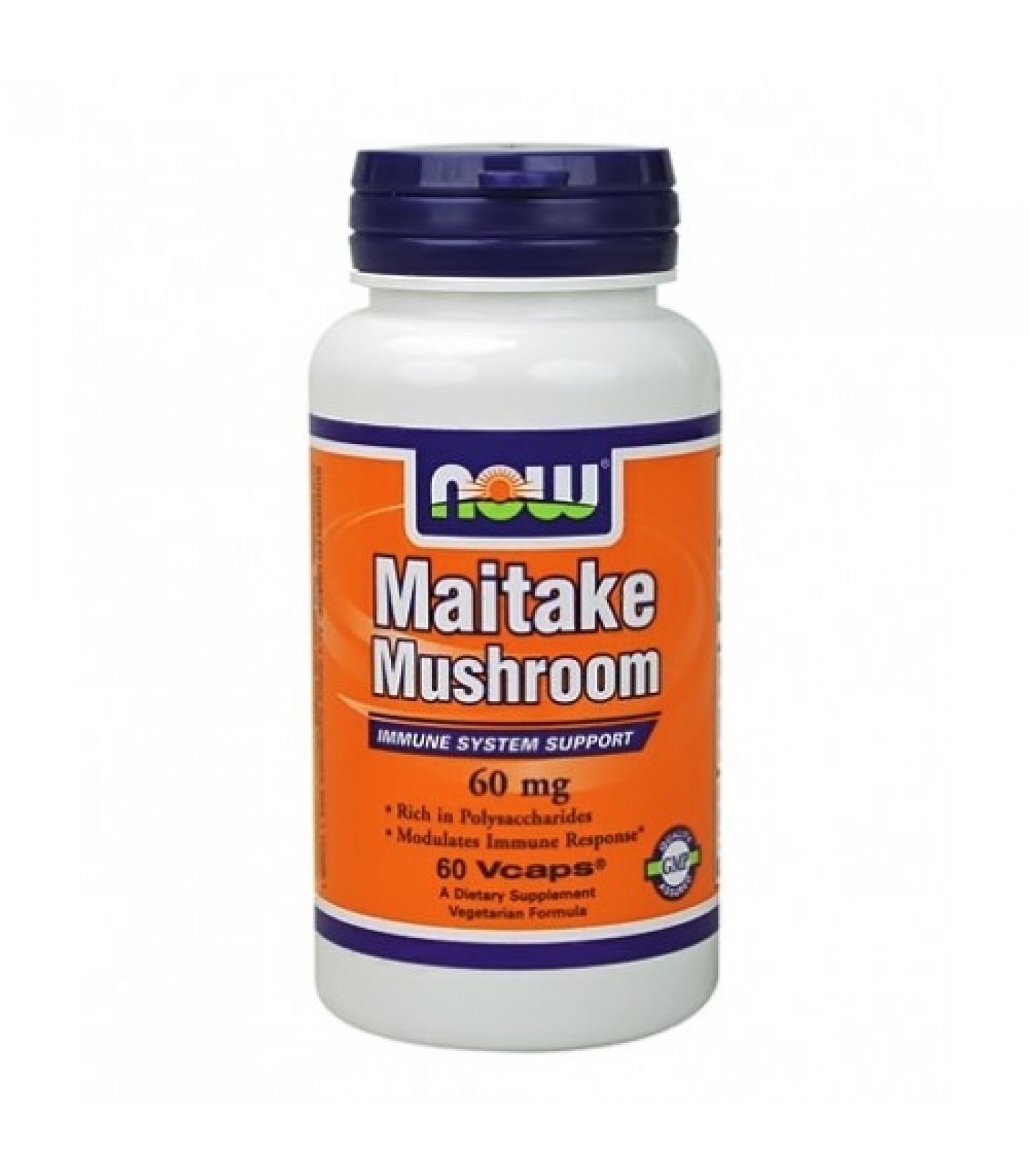 NOW - Maitake Mushroom 60mg. / 60 Caps.