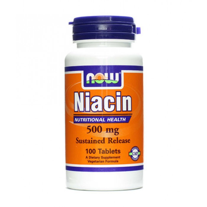 NOW - Niacin 500mg. / 100 Tabs.