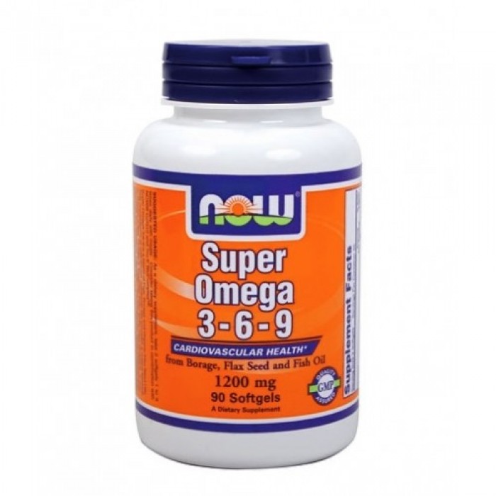 NOW - Super Omega 3-6-9 1200mg. / 90 Softgels