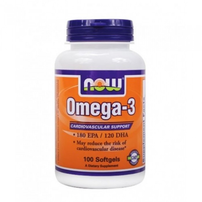 NOW - Omega 3 Fish Oil 1000 mg. / 100 Softgels