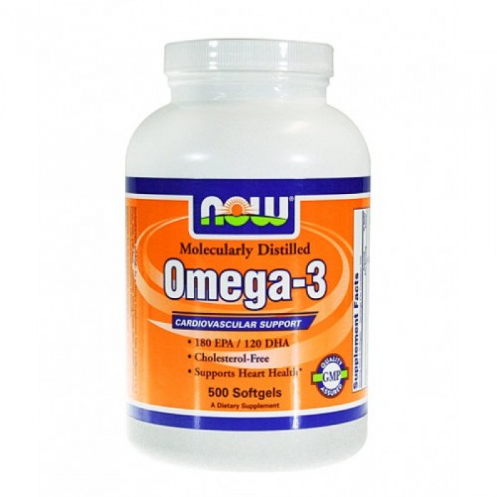 NOW - Omega 3 Fish Oil 1000 mg. / 500 Softgels