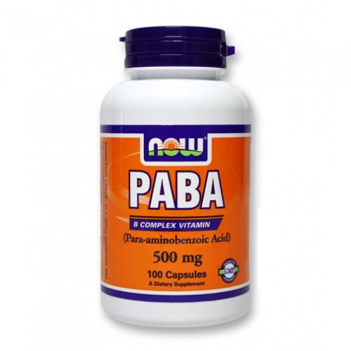 NOW - PABA 500mg. / 100 Caps.