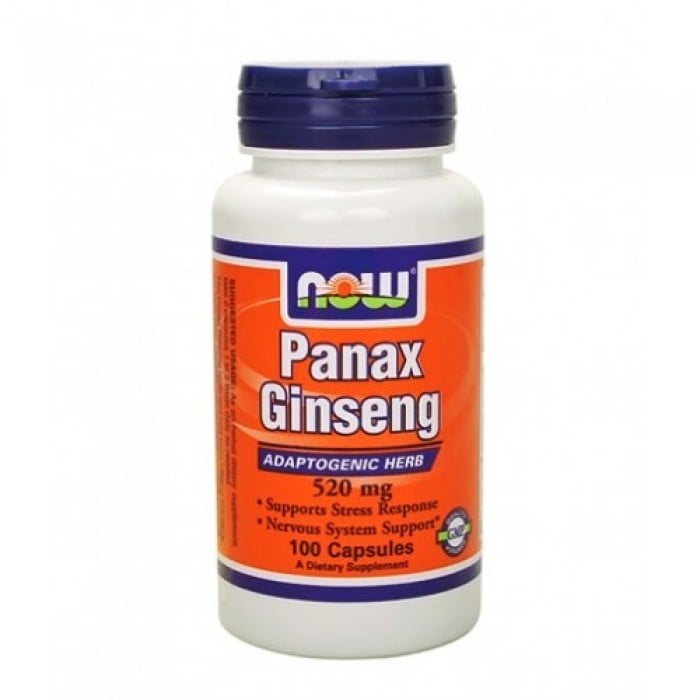 NOW - Panax Ginseng 500mg. / 100 Caps.