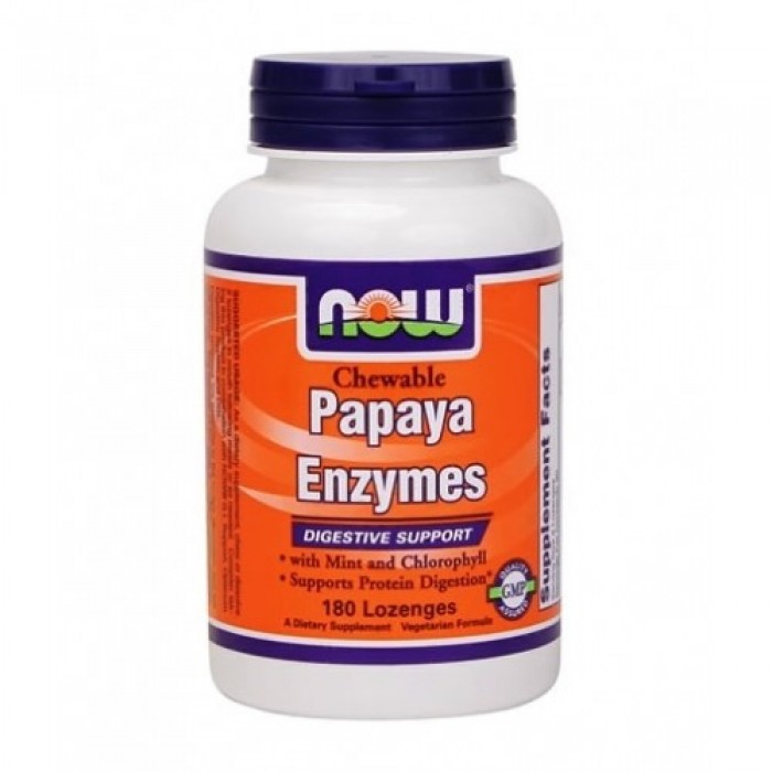 NOW - Papaya Enzymes / 180 Loz.