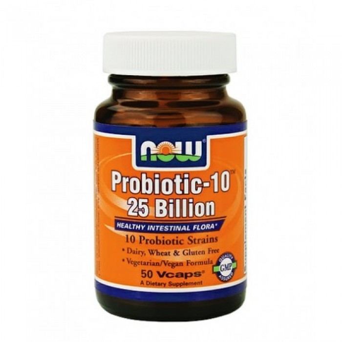 NOW - Probiotic-10 ™ (25 Billion) / 100 VCaps.