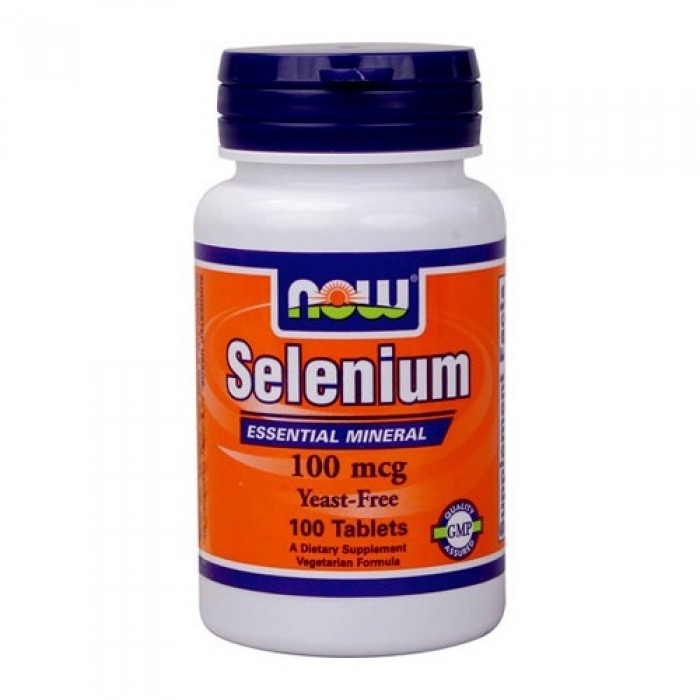 NOW - Selenium (Yeast Free) 100mcg. / 100 Tabs.