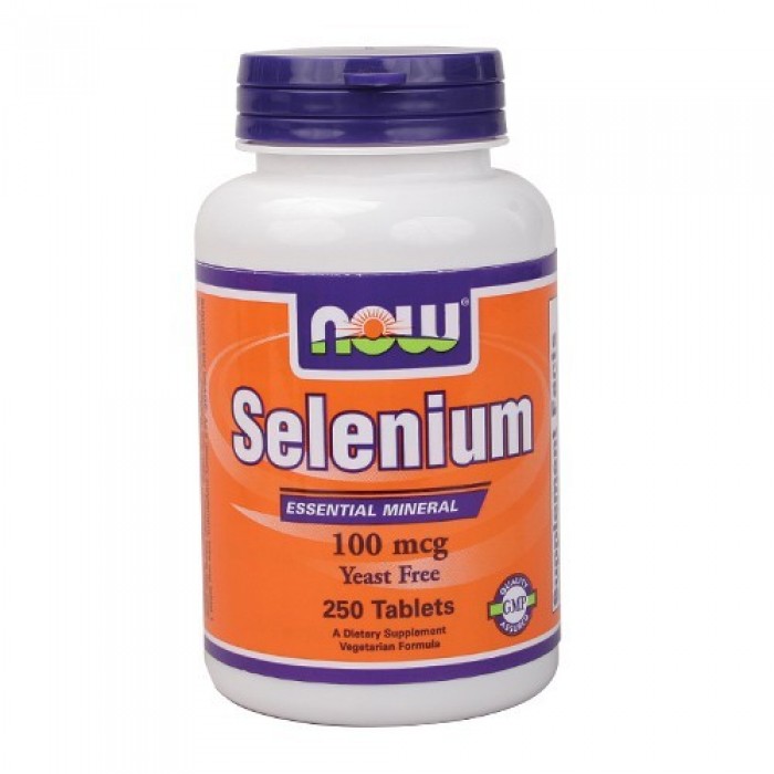 NOW - Selenium (Yeast Free) 100mcg. / 250 Tabs.