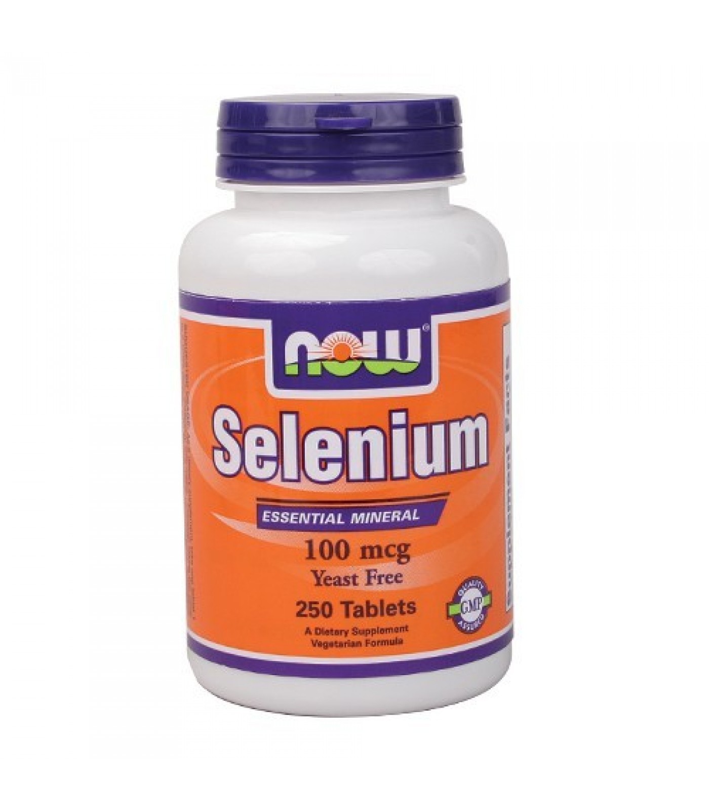 NOW - Selenium (Yeast Free) 100mcg. / 250 Tabs.