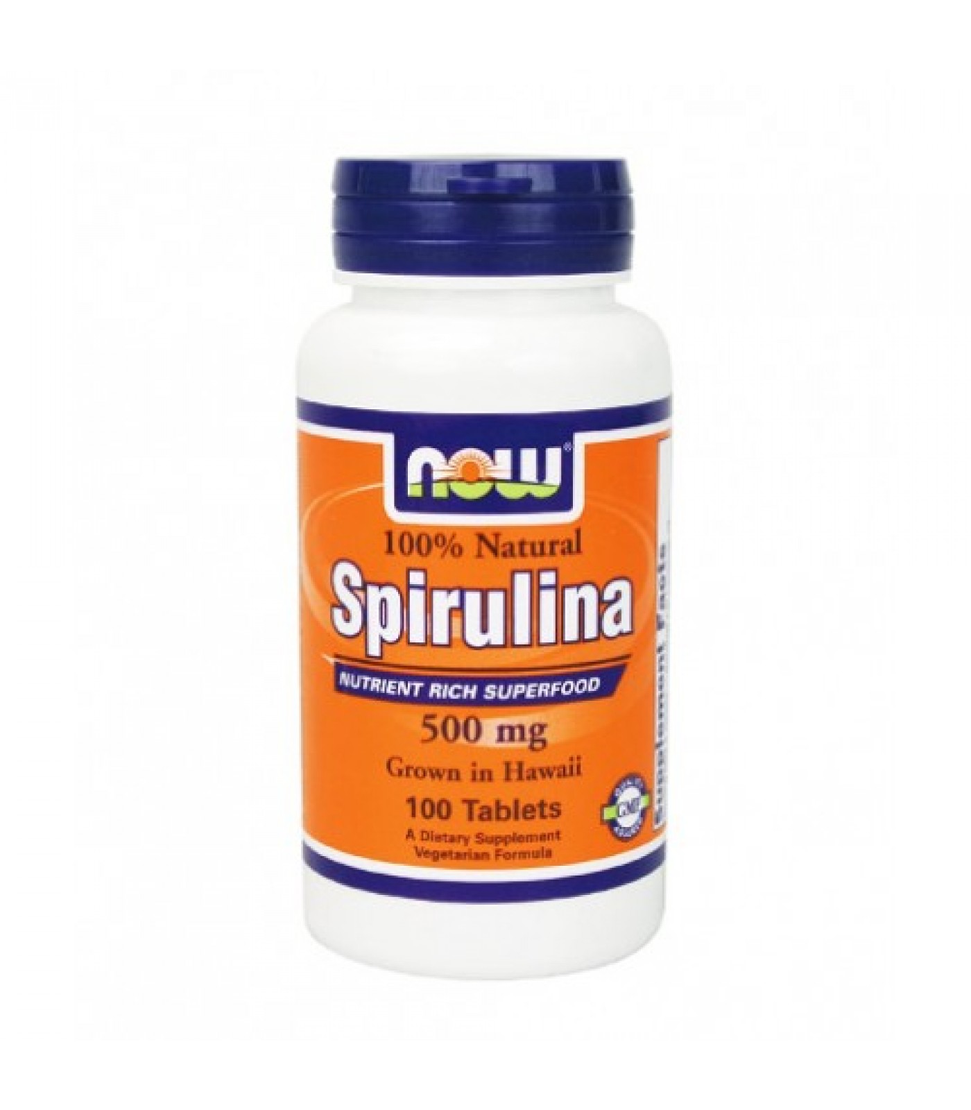 NOW - Spirulina 500mg. / 100 Tabs.