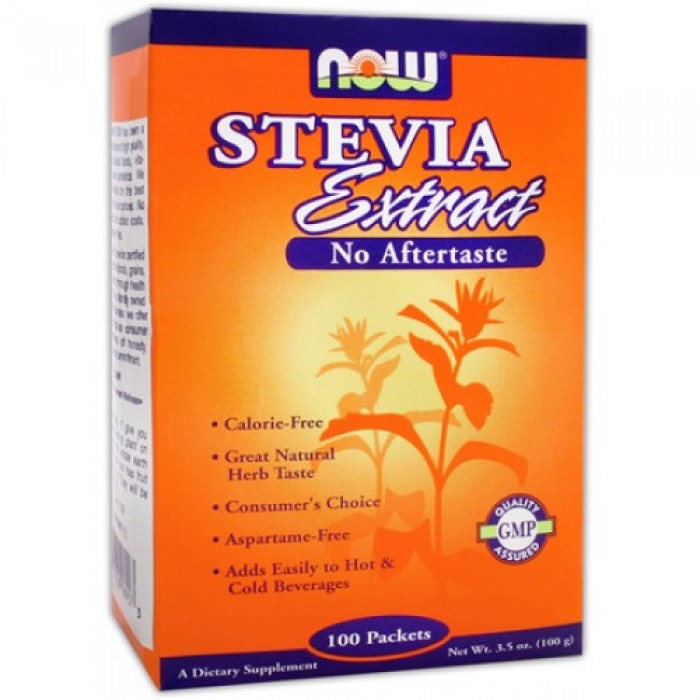 NOW - Stevia Extract / 100 Packs.