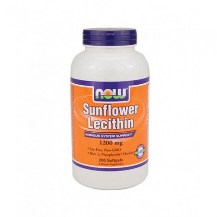 NOW - Sunflower Lecithin (Non-GMO) 1200mg. / 200 Softgels