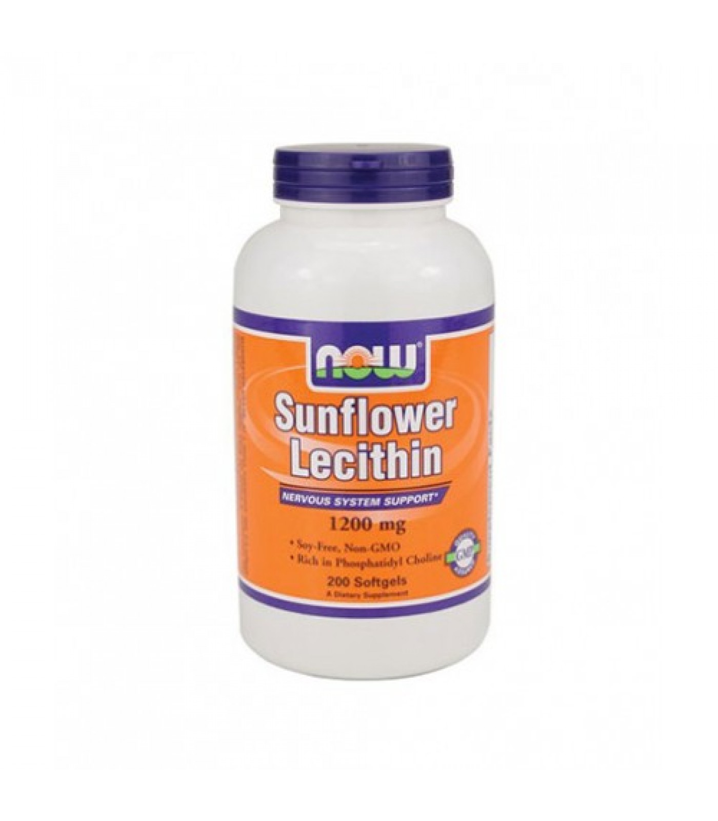 NOW - Sunflower Lecithin (Non-GMO) 1200mg. / 200 Softgels