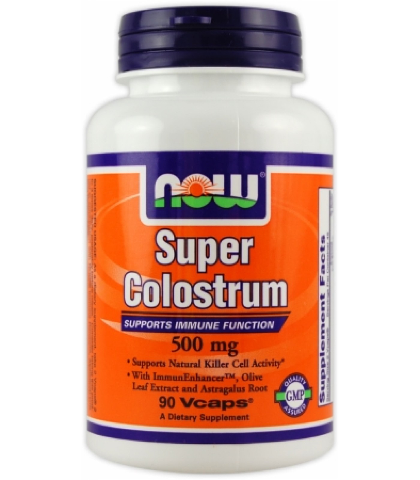 NOW - Super Colostrum 500mg. / 90 Vcaps.