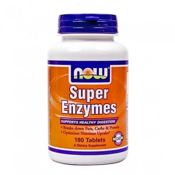 NOW - Super Enzymes / 180 Tabs.