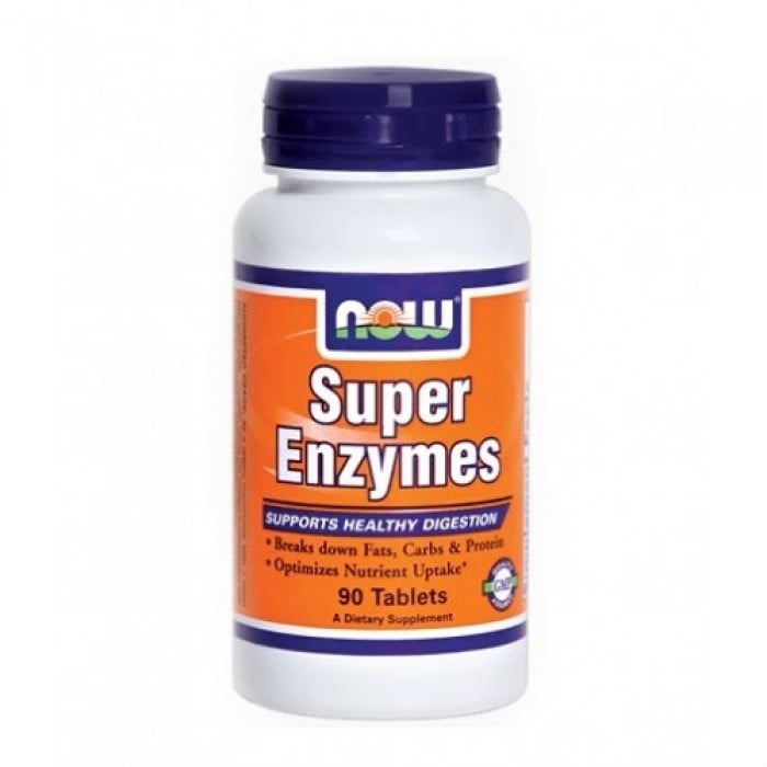 NOW - Super Enzymes / 90 Tabs.