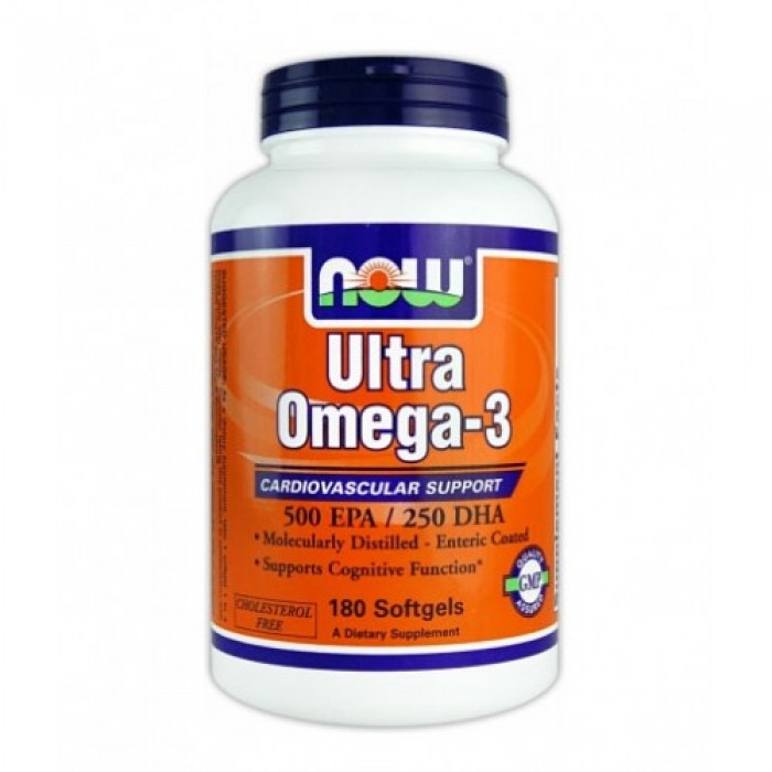 NOW - Ultra Omega 3 Fish Oil / 180 Softgels