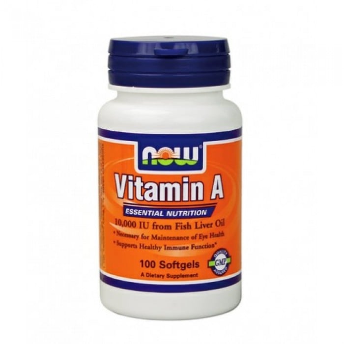 NOW - Vitamin A 10,000 IU / 100 Softgels