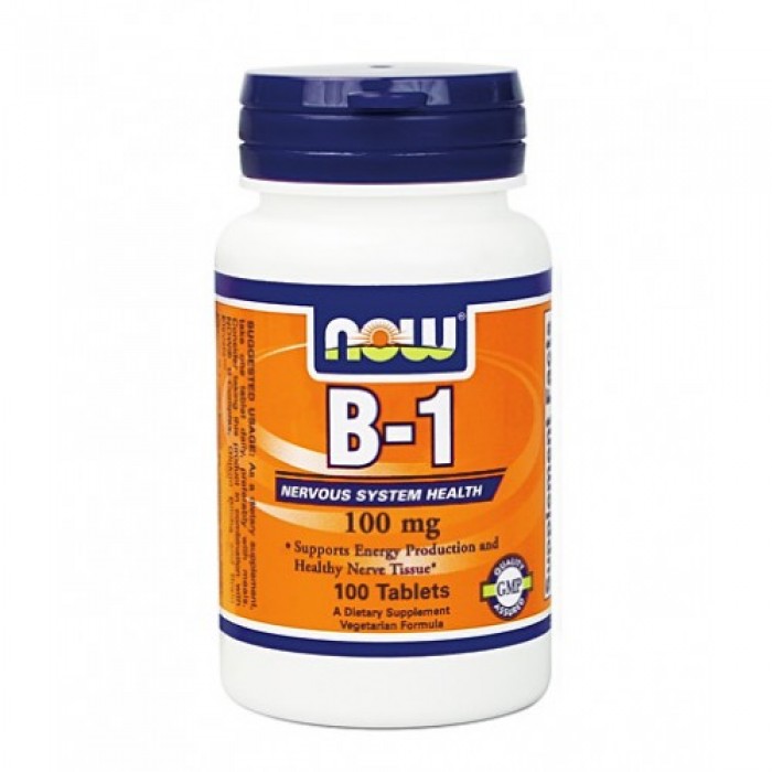 NOW - Vitamin B-1 (Thiamine) 100mg. / 100 Tabs.