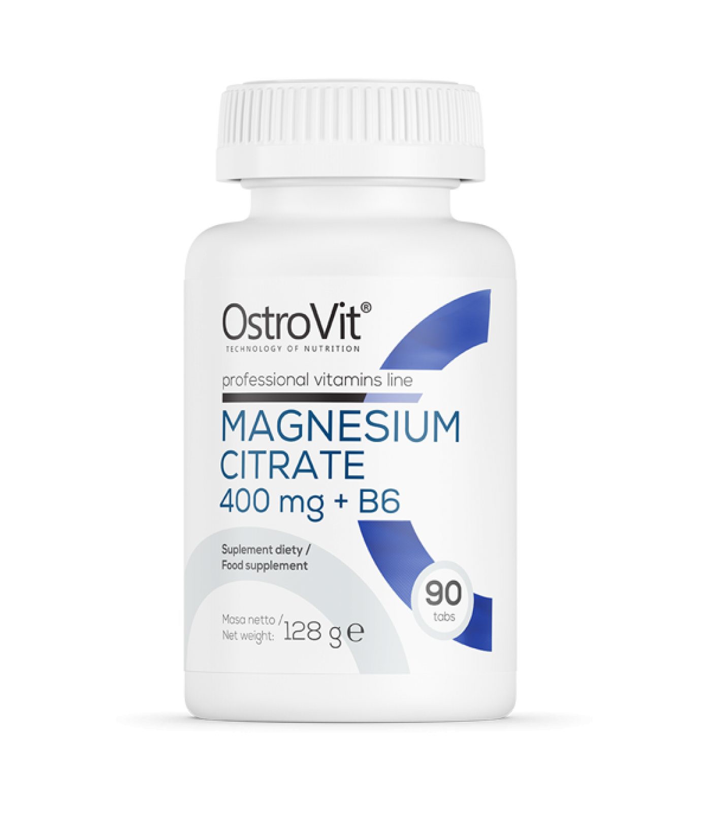 OstroVit - Magnesium Citrate 400 mg + B6 / 90 tab