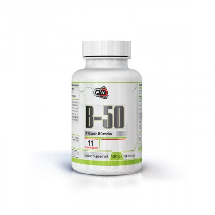 Pure Nutrition - Vitamin B-50 / 100 tabs.​