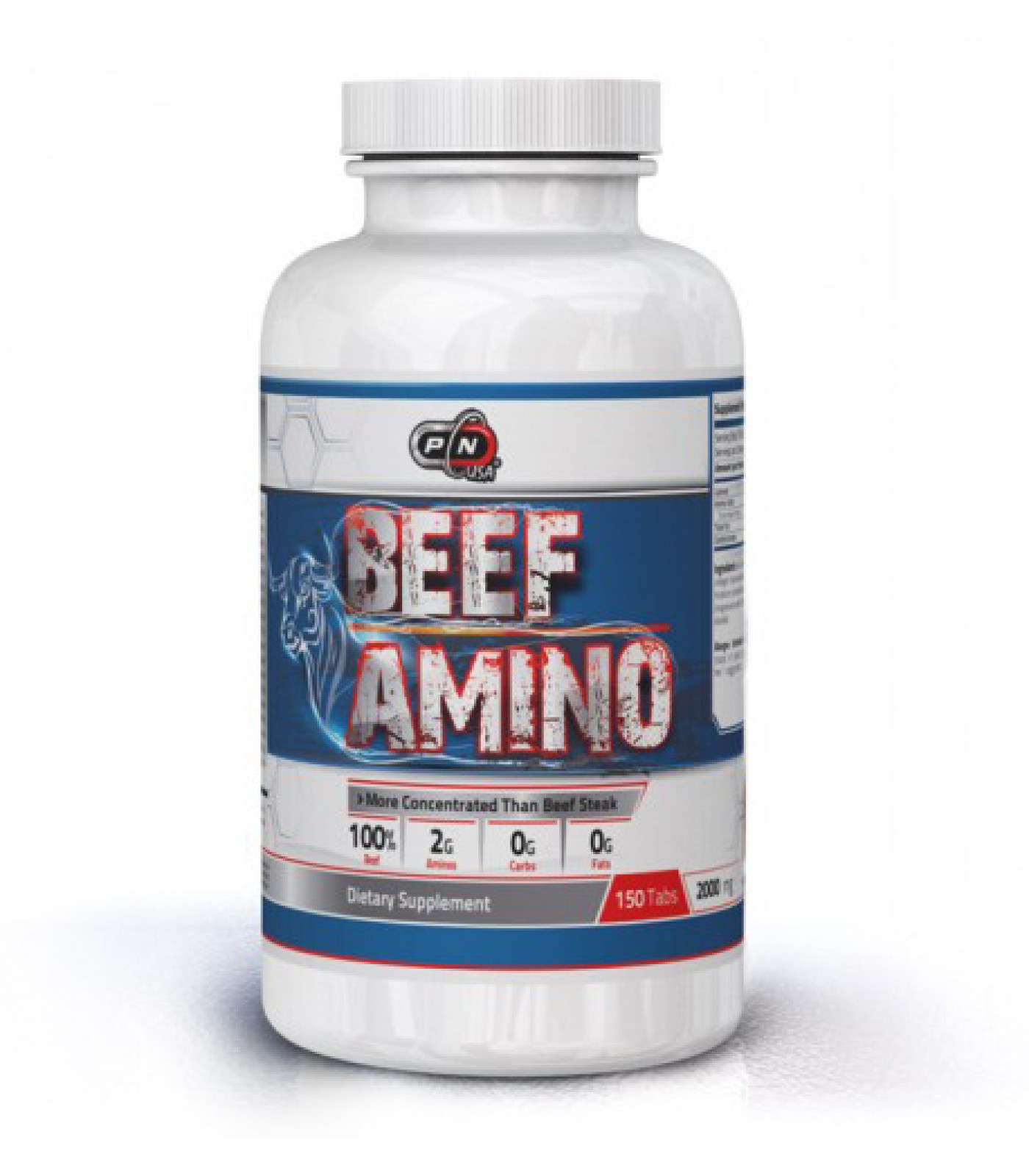 Pure Nutrition - Beef Amino 2000mg. / 150 tabs.​