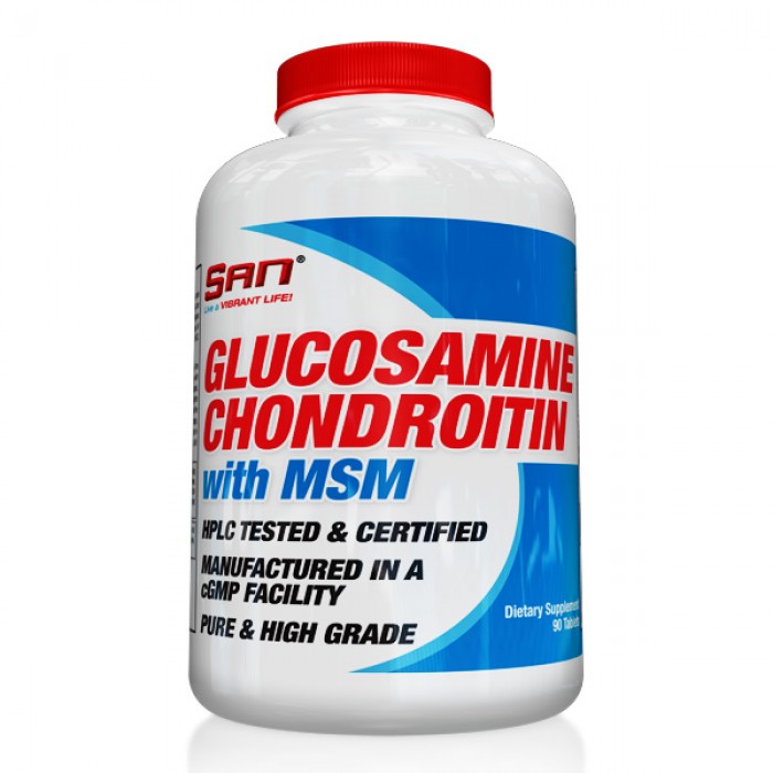 SAN - Glucosamine, Chondroitin and MSM / 180 tabs.