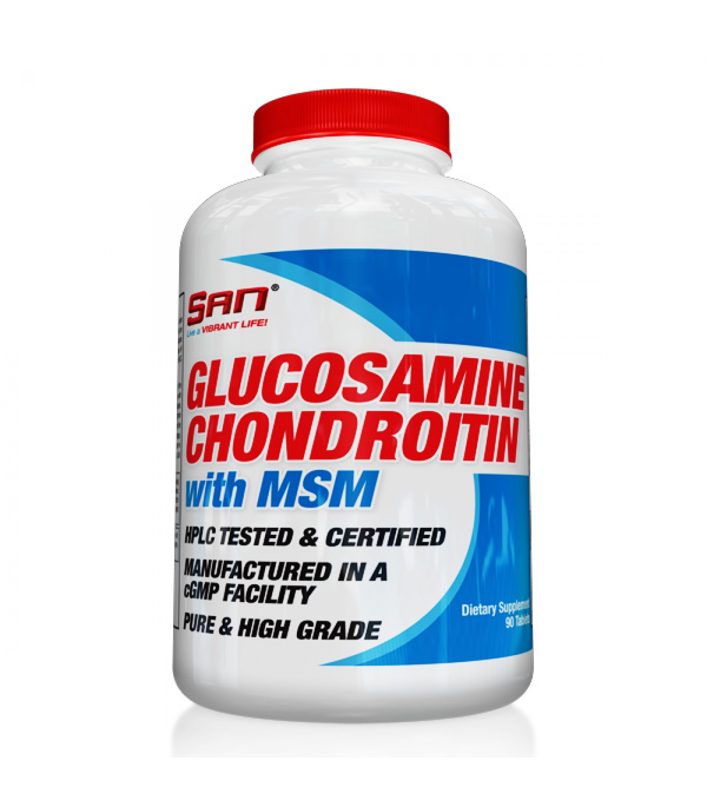 SAN - Glucosamine, Chondroitin and MSM / 180 tabs.