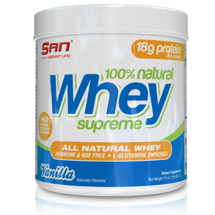 SAN - 100% Natural Whey Supreme / 1lbs. ​