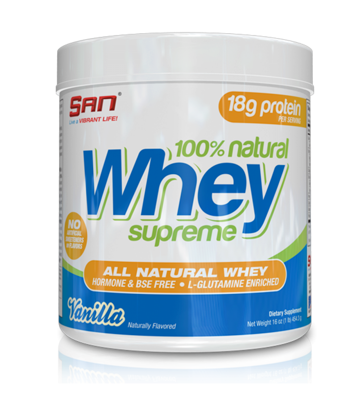 SAN - 100% Natural Whey Supreme / 1lbs. ​