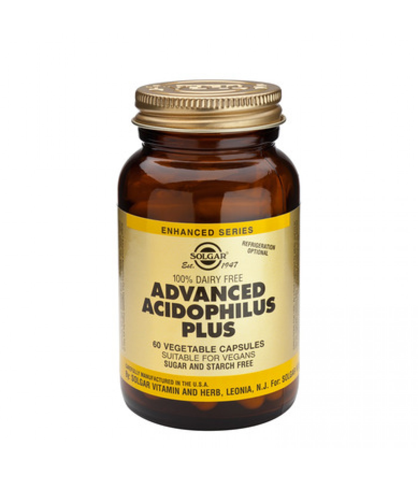 Solgar - Advanced Acidophilus Plus / 60 caps.​