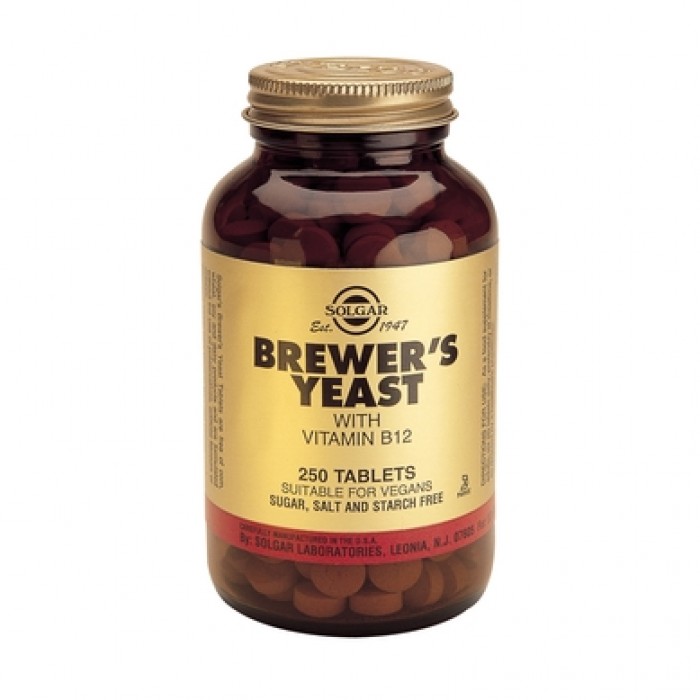 Solgar - Brewers Yeast / 250 tabs.​