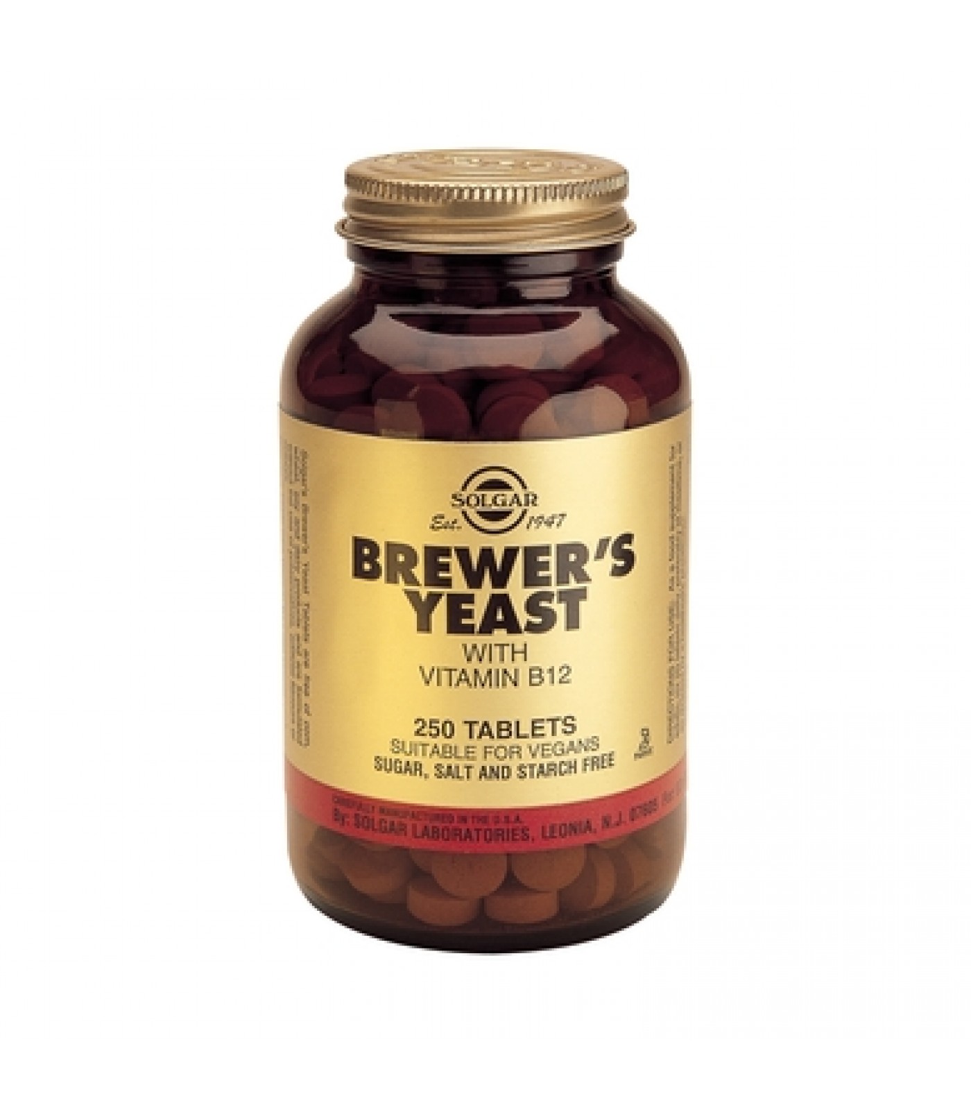 Solgar - Brewers Yeast / 250 tabs.​