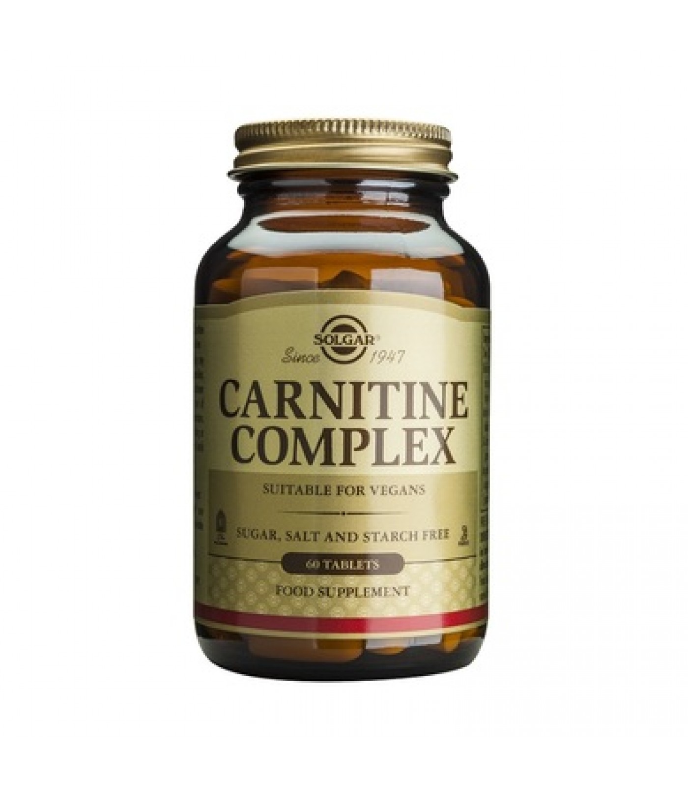 Solgar - Carnitine Complex / 60 tabs.​