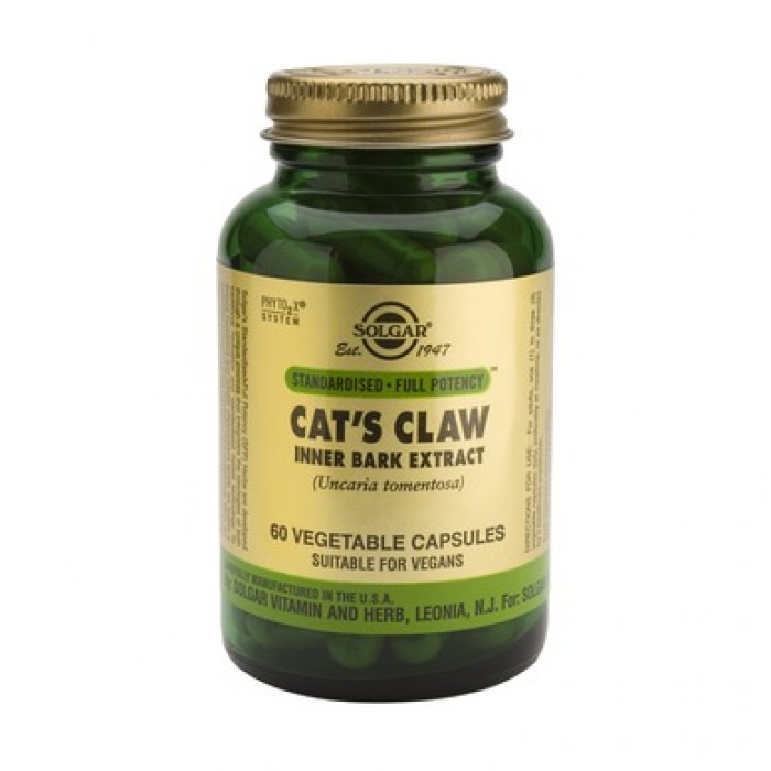 Solgar - Cat’s Claw Inner Bark Extract / 60 caps.​