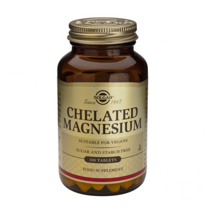 Solgar - Chelated Magnesium / 100 tabs.​