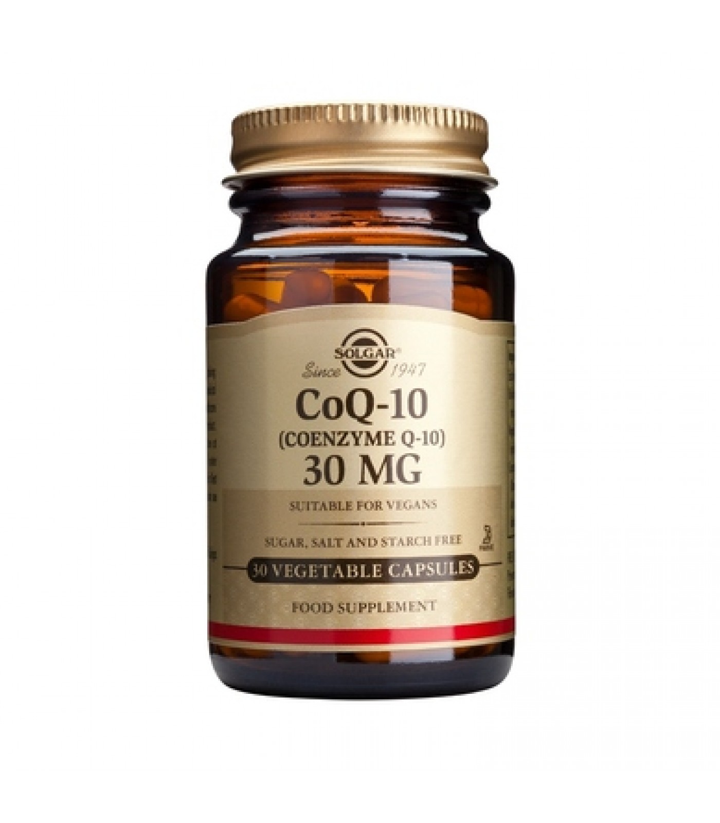 Solgar - CoQ-10 30mg. / 30 softgels.​